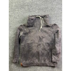 Ampersand Avenue Cowl Neck Sweatshirt Womens XXL Grey‎ Tie Dye Pullover Hoodie